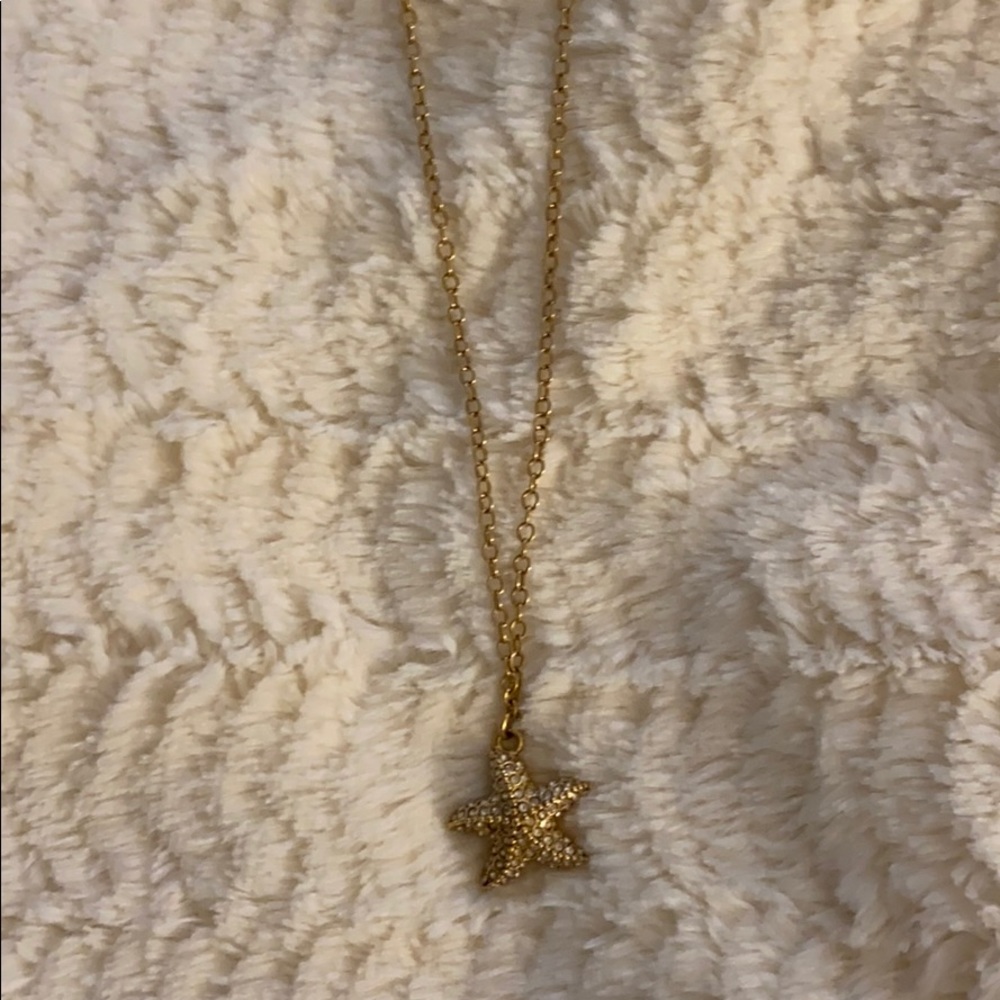 JCrew women's starfish pendant